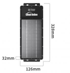 4G free install Solar Panel gps tracker HA17 20000mA battery with strong magnetic Super long standby locator 